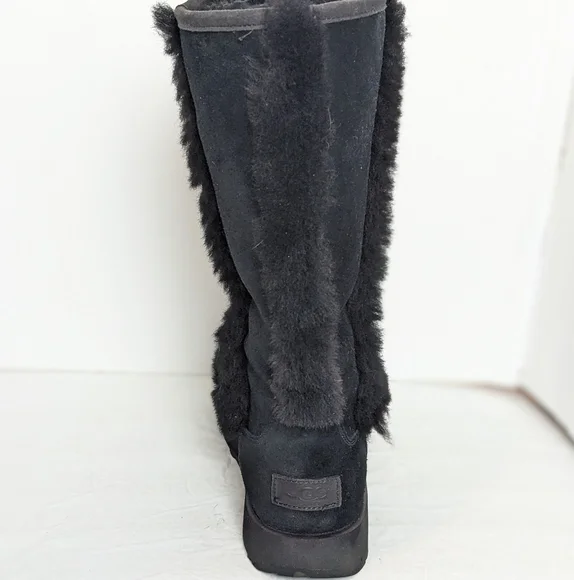 UGG Sundance waterproof suede and shearling boots